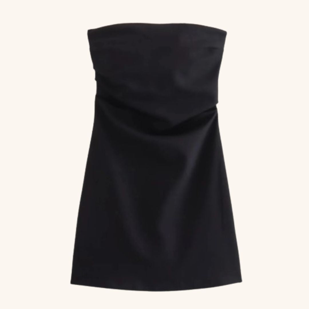 Vestido Off-Shoulder Corset