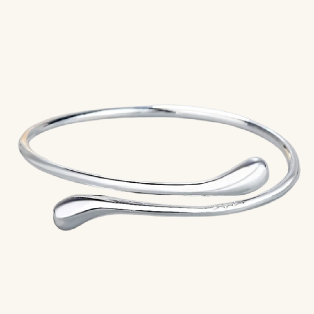 Pulseira de Prata Ajustável